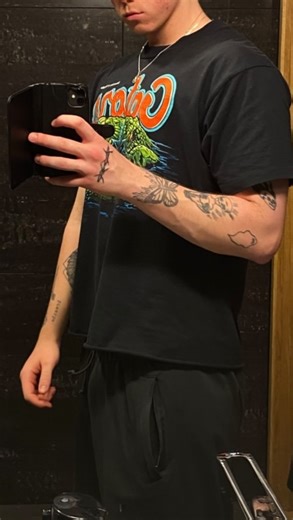 Benji on Instagram: "packing helps a little though🫠 #lgbtq #trans #transman #ftm #transgender #afab #transguy"