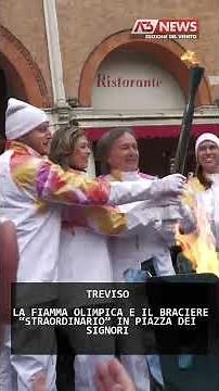 LA FIAMMA OLIMPICA E IL BRACIERE “STRAORDINARIO” IN PIAZZA DEI SIGNORI | 22/01/2026