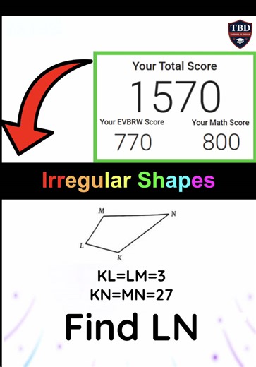 Follow and comment “1600” to get access to our free membership with the best resources for the SAT studying, including all of the past SAT question topics that could show up again, hard English and math practice that actually matches the exam difficulty, and over an hour of free lessons! This question is a Must-Know question for the March SAT. Can you solve it? March SAT predictions. SAT tutor. SAT prep tutor.#satmath #satprep #sattest #sattestprep #digitalsat