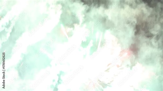 4k Fireworks on the dark sky background. Colorful fireworks. Abstract colored firework background with free space for text. fireworks light up the night sky