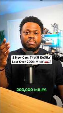 5 New Cars That’ll EASILY Last Over 200k Miles 🚗📈 #carbuying #carshopping #personalfinance #cars