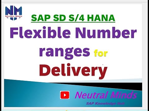 SAP SD S4 HANA Flexible Number ranges in Delivery document || PREFIX NUMBER RANGESII