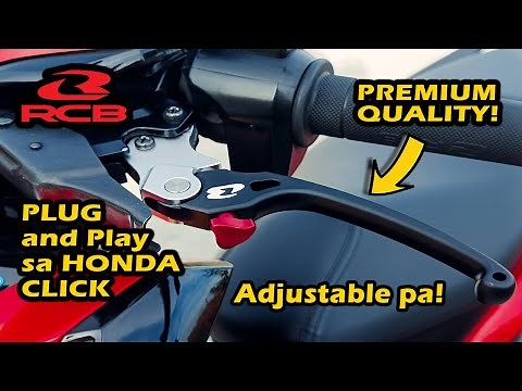 RCB S3 Brake Lever Installation for Honda Click V2 V3 | Maporma at Madaling ikabit
