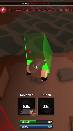 killdroid dies in gunslinger - DOD Clip #roblox #dieofdeath