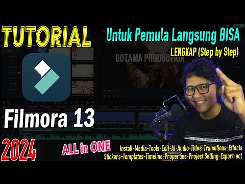 Tutorial Filmora 13 Lengkap untuk Pemula | Aplikasi editing video terbaik untuk para CONTENT CREATOR