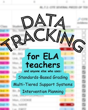 Assessment Tracking System for Standards-Based Grading & Data Analysis