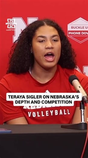 Teraya Sigler says despite a competitive roster and limited playing time, the Nebraska volleyball roster has a team-first mentality. #GBR #Huskers | Hail Varsity
