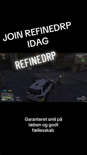 Skynd dig ind i dag - Åben whitelist på Danmark næste store RP server #fivem #politi #refined #dansk #whitelist