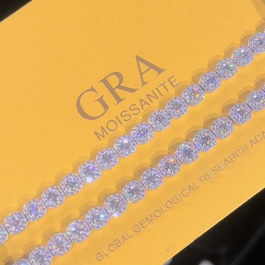 💎GUU Moissanite 8MM Clustered Tennis Bracelet 🔥Flash Sale Entire Store Today. ✅Get Your GUU Jewelry and Shop Now! | GUU Jewelry