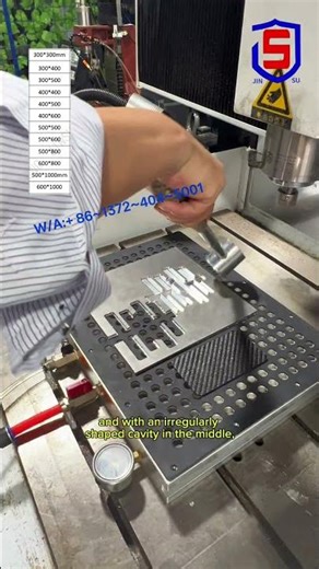 This is a beautiful and practical vacuum suction cup is definitely a good helper for CNC machining.