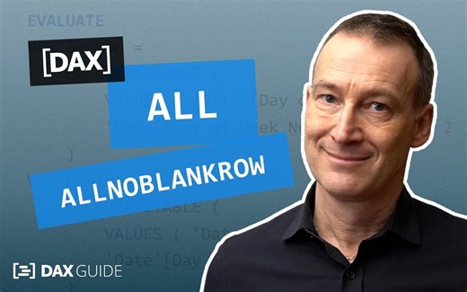 DAX Guide ALL ALLNOBLANKROW