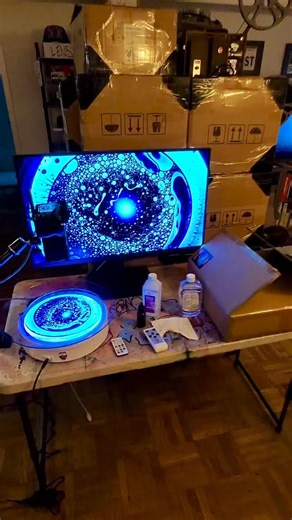 BACK IN STOCK!!! After months of delays and a customs hold up, the very popular 12" Color Dancers showed up this morning!! This is a unique, custom RGB Turntable only available through my store (link in bio). I designed them specifically to be used for camera based liquid light shows. Many folks already know what these are, but here are the full product details: Custom designed LED turntable, with 366 different patterns! I personally worked with the factory on these, and helped create this uniqu