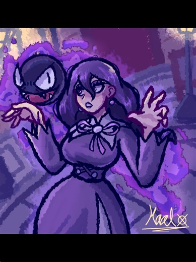 Dibujos de Pokémon y la Hex Maniac en Legends Z