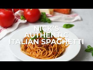 Authentic Italian Spaghetti (Recipe straight from Italy!)