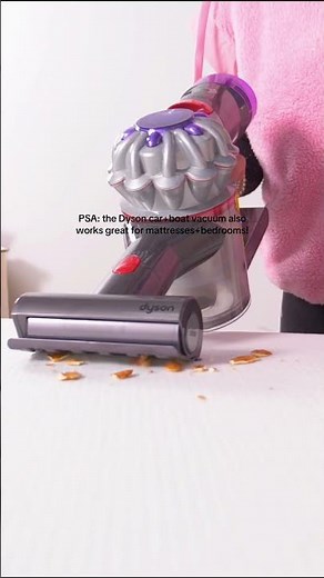 PSA: The Dyson Car & Boat Vacuum Works Great For Mattresses & Bedrooms! #shorts