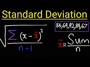 How To Calculate The Standard Deviation