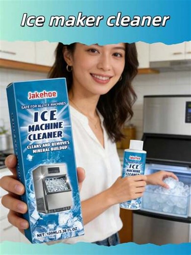 jakehoe Ice Maker Cleaner, Gentle Daily Cleaning Solution For Household Use, Removes Scale, Odor And Dirt, Maintains Ice Maker | SHEIN