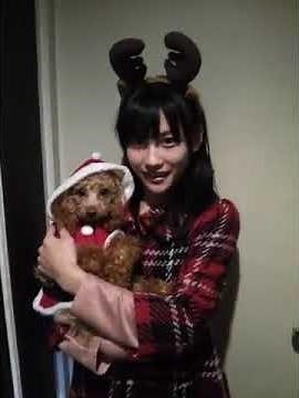 20111224_HKT48 研究生 江藤彩也香(ベリサンタさんと彩也トナカイ)