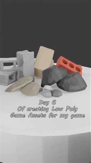 Day 6 Of Creating Game assets for my game. #blender3d #3dgamedevelopment