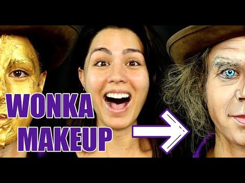 Willy Wonka makeup captures Gene Wilder's iconic charm