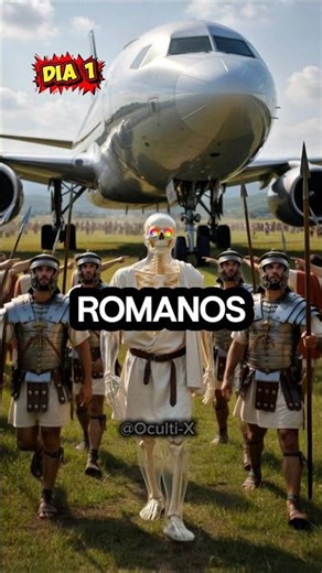 QUE PASARÍA si un AVIÓN apareciera en el IMPERIO ROMANO. ✈️ #curiosidades #shorts