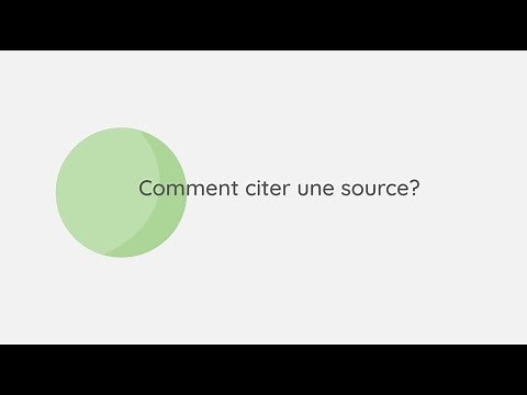 Comment citer une source