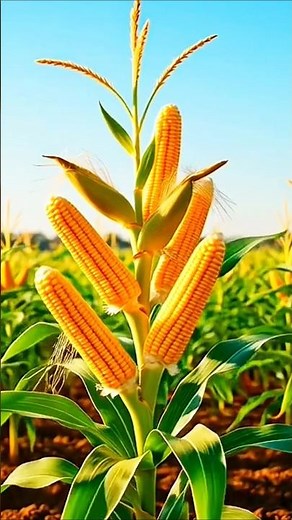 Corn Plant Growth | Seed to Harvest 🌽 | 4K Time-Lapse AI Video#natureshorts #plants #growvision