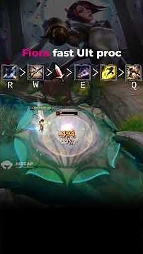 Ultra fast Fiora ult proc tutorial #shorts