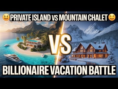 Private Island vs Mountain Chalet – Billionaire Vacation Battle