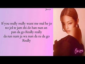 Blackpink - Really (Easy Lyrics) (Karaoke)