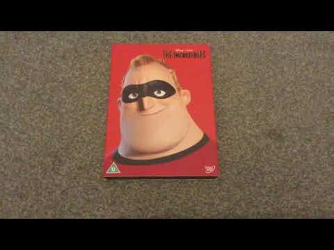 Opening To The Incredibles 2004 UK DVD (Disc 1 And 2)