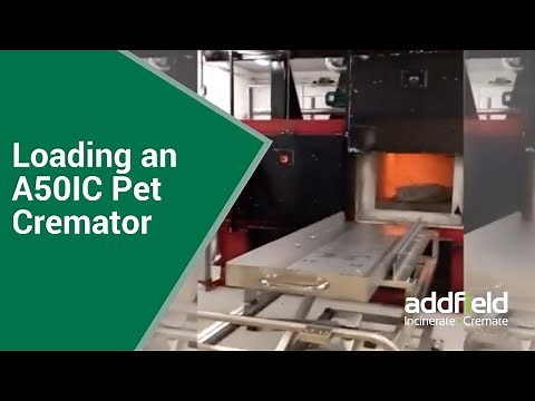 Addfield A50 IC Pet Crematorium in Operation