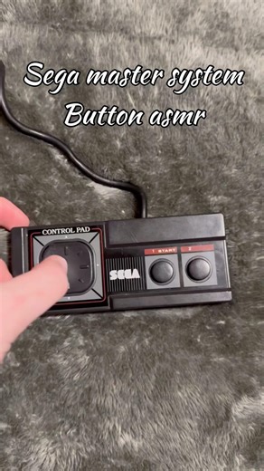 Sega master system button asmr #asmr #asmrsounds #asmrvideo #gamecollecting #retrogaming #retro