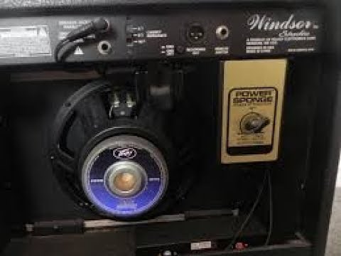 How To Set An Amp Properly Peavey Windsor Studio Combo.
