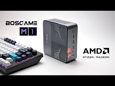 BOSGAME M1 First Look, An All-New Powerful Ryzen Mini PC with Built in Speakers