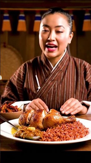 Bhutanese Chicken Roast Recipe 🇧🇹 | Ema Datshi & Red Rice Traditional Bhutanese Meal