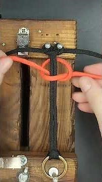 Paracord Double DNA Keychain