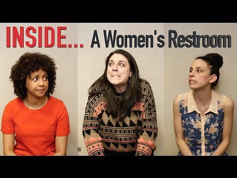 INSIDE...A Women's Restroom