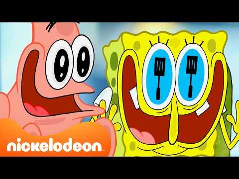 1 Hour of SpongeBob's Best Moments from NEWER Episodes 🧽 | Nicktoons