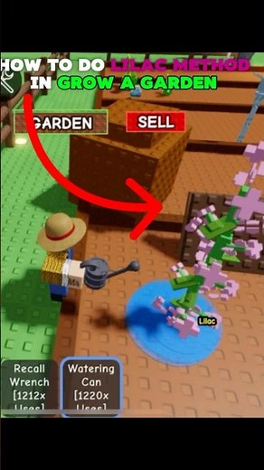 How To Do Lilac Method In GROW A GARDEN #roblox #growagarden #growagardenroblox #lilac #rich