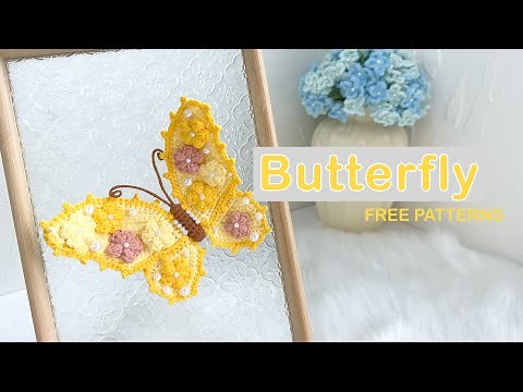 Crochet Butterfly - Free Pattern