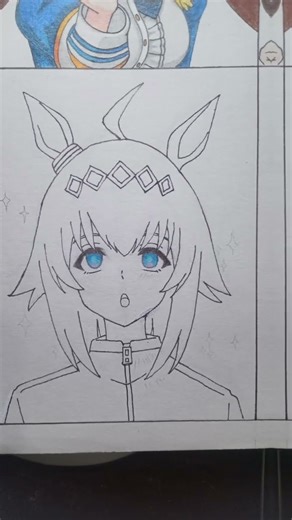 Oguri Cap from umamusume tutorial #umamusume #oguricap #drawing #art