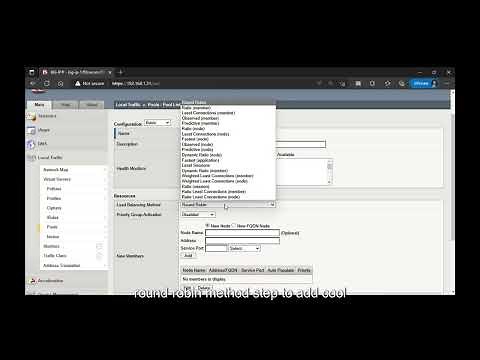 F5 Big-IP, How to Create Virtual Server for Load balancing 3 web servers