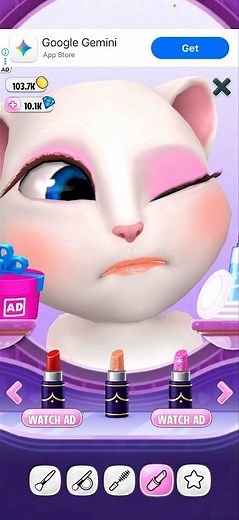 My talking Angela 👄❤️😘🥰😍 Android gameplay 🎮 #gaming #mytalkingangela #trending #viralshorts