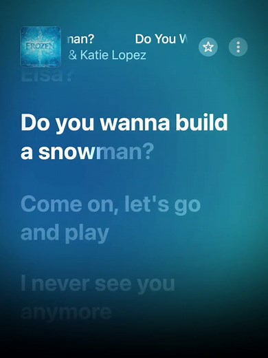 Do You Want to Build a Snowman Lyrics - Frozen Song