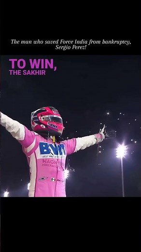 Sergio Perez wins the Sakhir Grand Prix