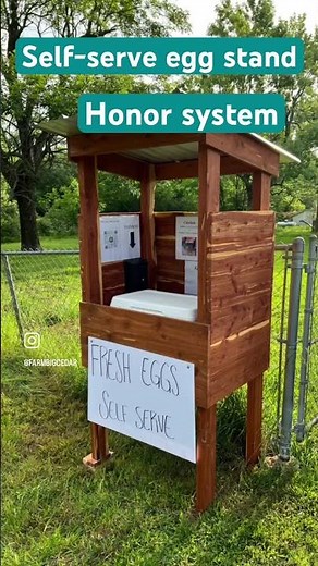 Self-Serve Egg Stand