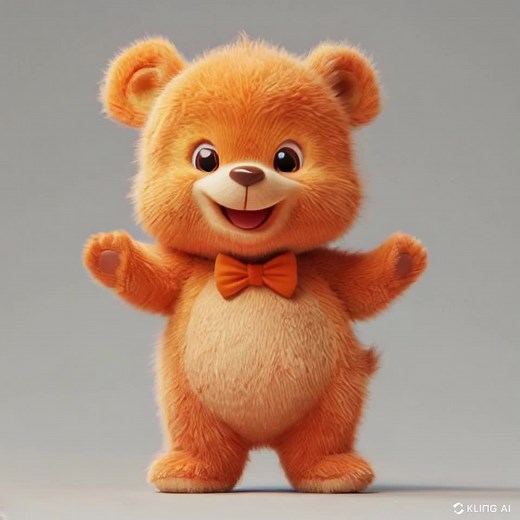 Adorable 3D Dancing Teddy Bear Animation