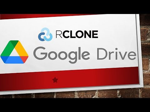 How to setup google drive with Rclone | Map Google drive with a letter
