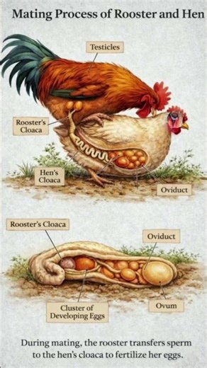 Hen reproductive system.#shorts​#shortvideo​ #shortsviral​ #shortsfeed​ #short​ #shortsvideo​ #hen